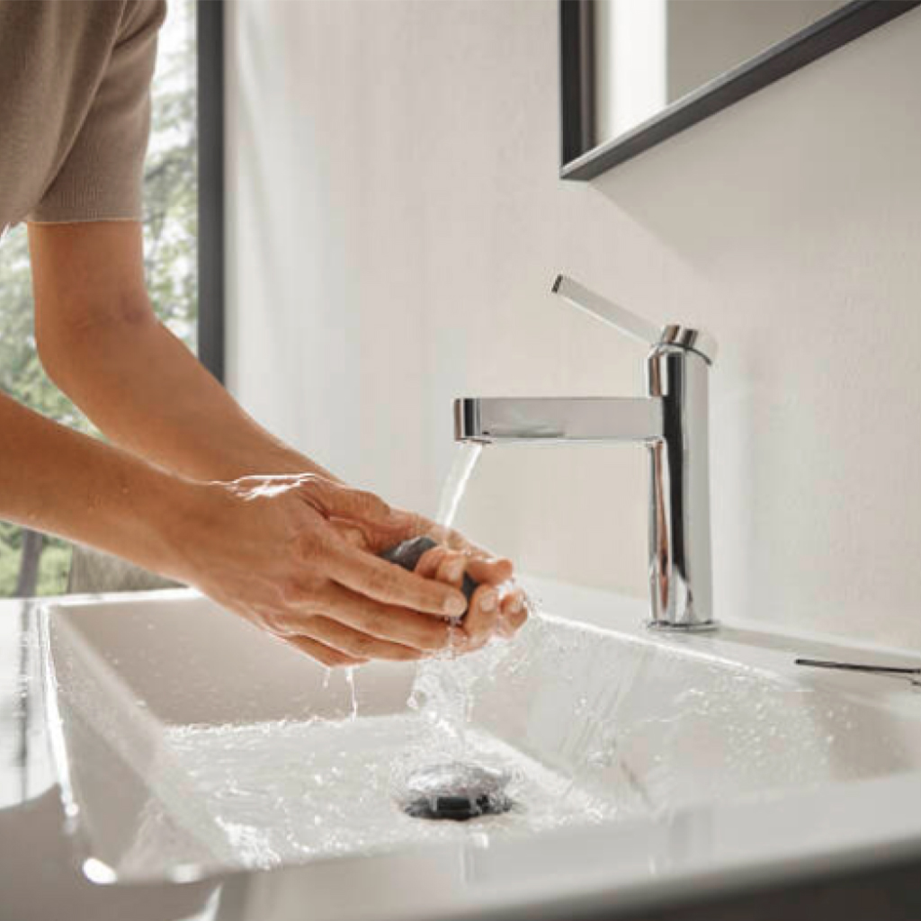 5Hansgrohe Finoris jednoručna slavina za umivaonik 110 • Fontana