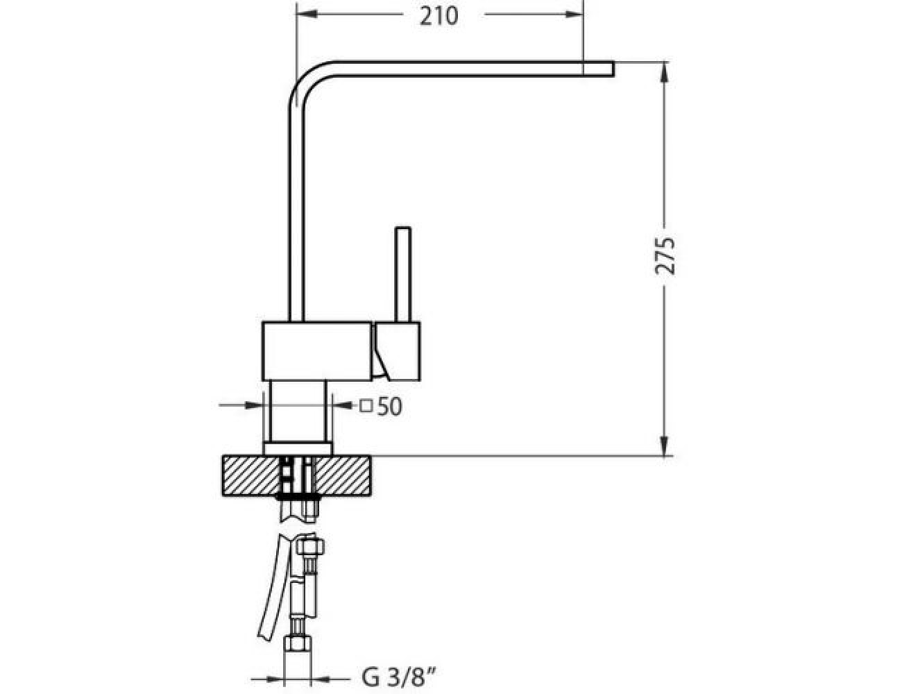 Slavina - Lož Alveus - Laguna Monarch - Inox Monarch • Fontana