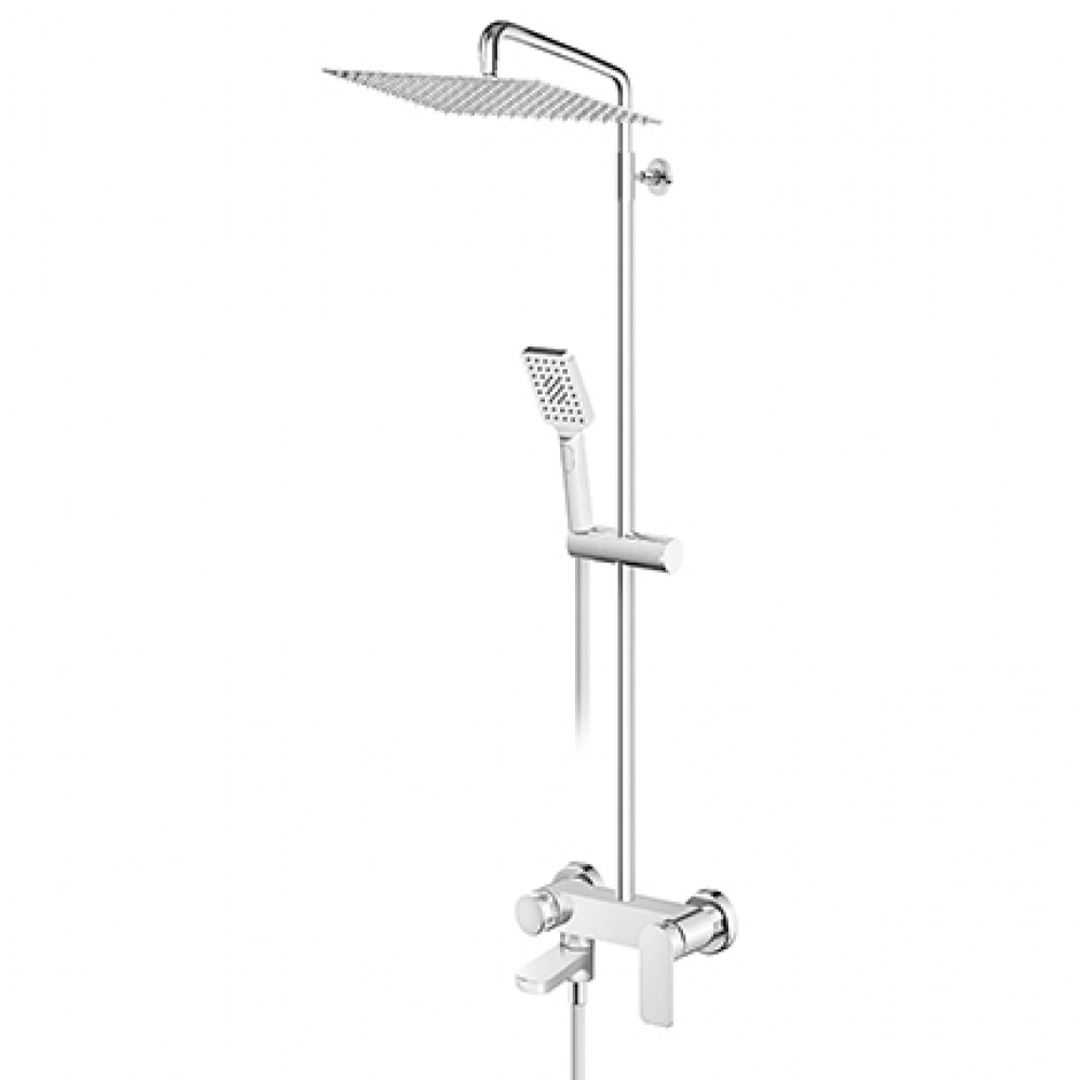 Slavina baterija Stolz S2 za tuš kadu sa usponskim tušem i izlivom • Fontana