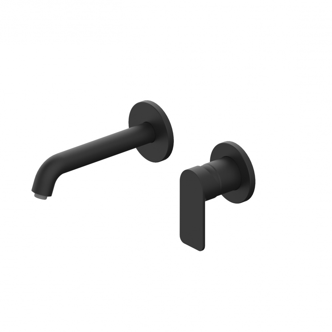 Baterija Rosan S2 black uzidna za umivaonik • Fontana